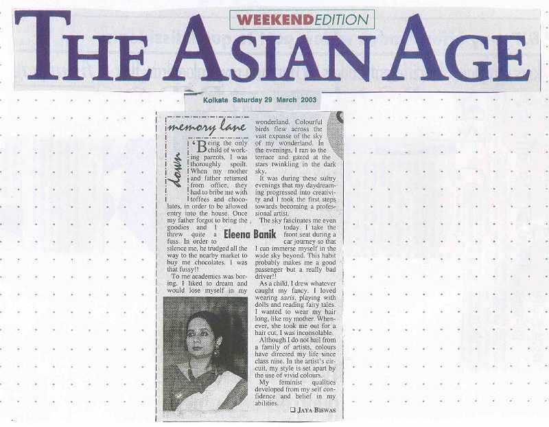 the asian age march,2003